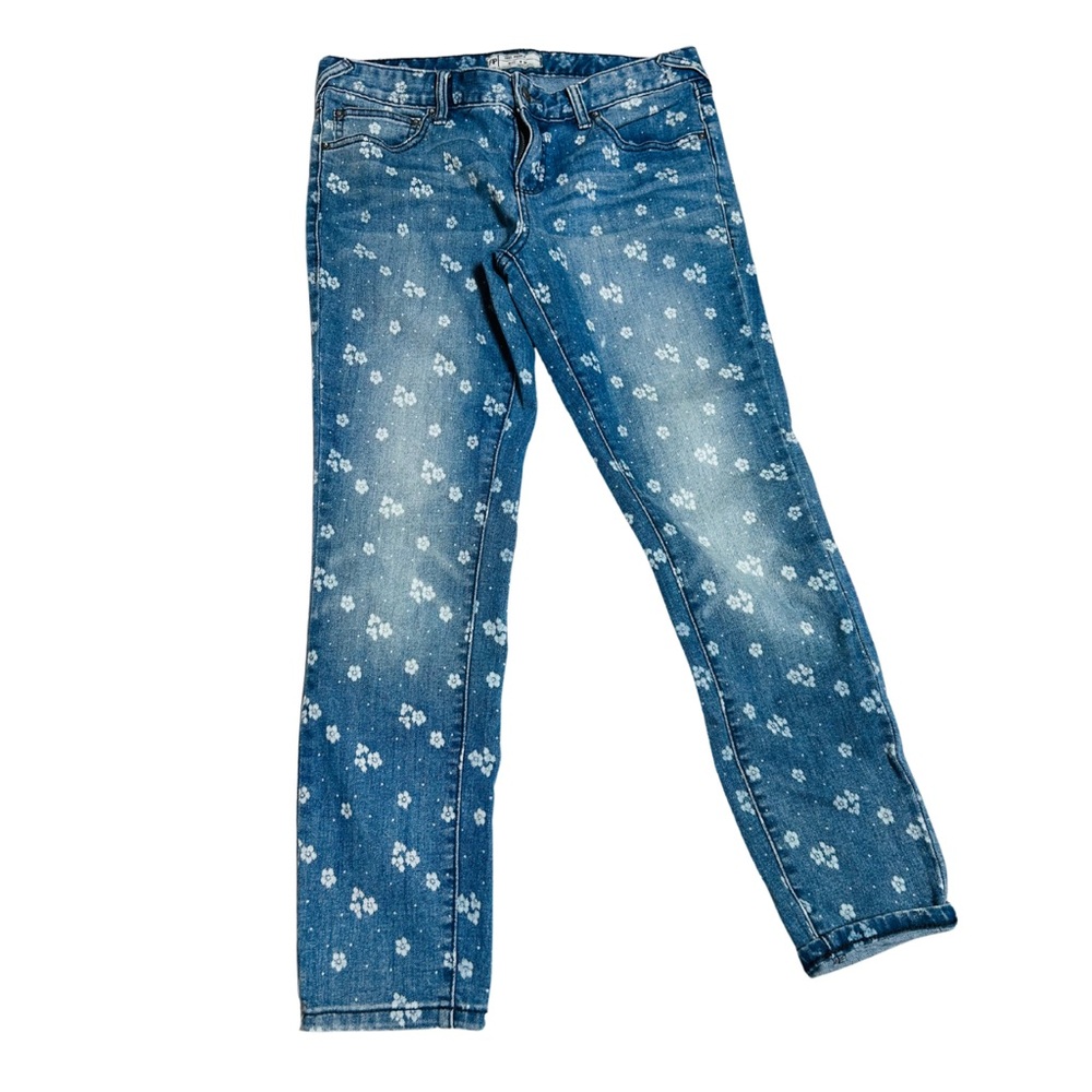 Free People Floral Blue Women's Jeans